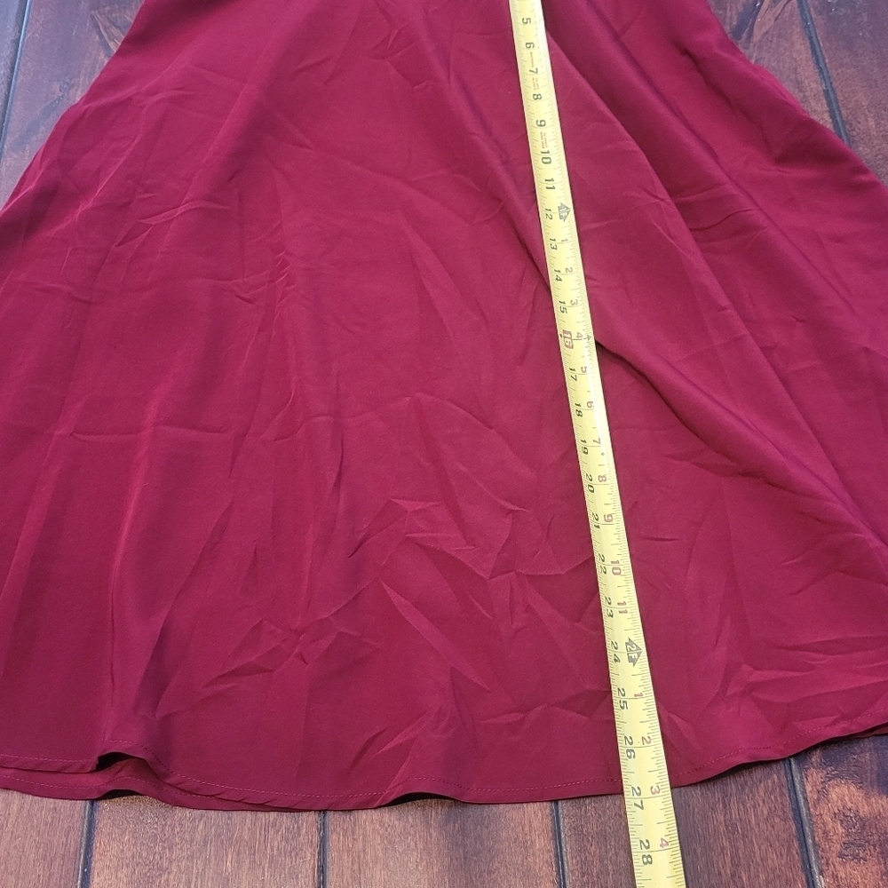 Modcloth Red A-Line Skirt - Picture 5 of 7